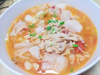 Dragonfish tomato soup