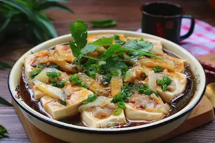 Fish steam tofu