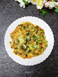 ♪ Four seasoned bean garlic fried eggs ♪