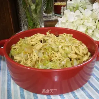 Bean-skin and veggie