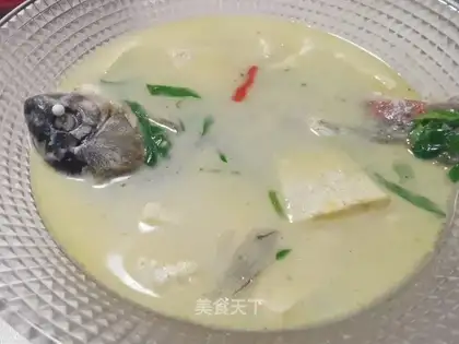 Tofu fish soup