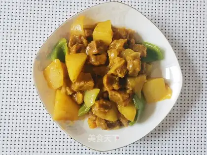 Curry potato beef