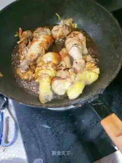 Red chicken legs