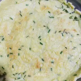 Fish pine egg pancakes