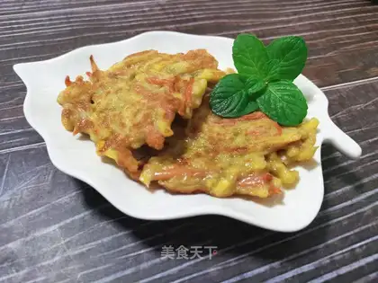 Apple carrot duck eggcake