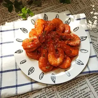 Sour pepper shrimp