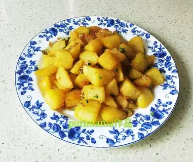 Cracked potatoes