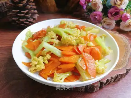 Carrot and pineapple