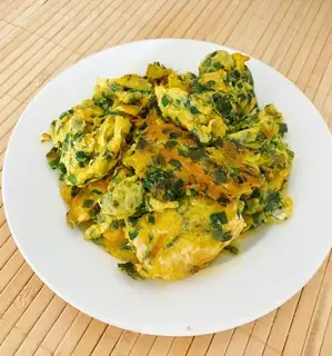 Eggs from the casserole