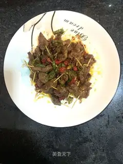 Toothpick beef