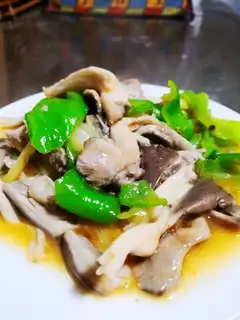 Scrambled mushrooms