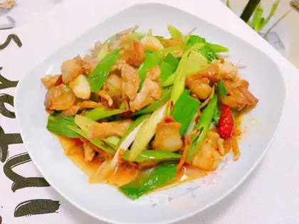 Fried meat