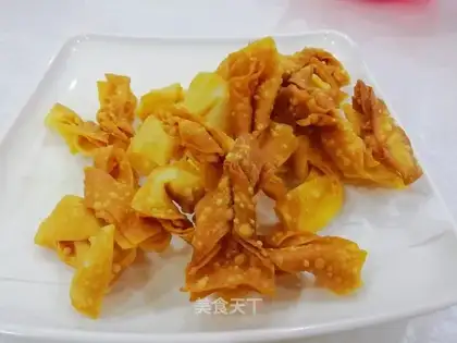 Skin-fried leaf