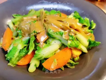 Sesame sauce cabbage