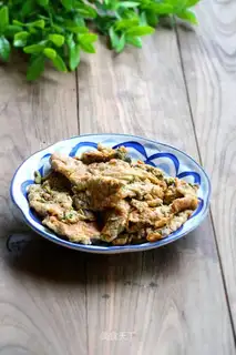 Fried goose eggs