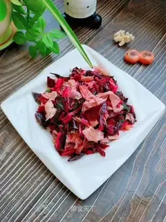 Garlic spinach bean peel