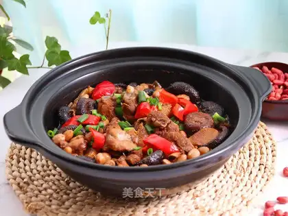 Frozen peanut stew