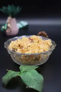 Onion beef fried rice