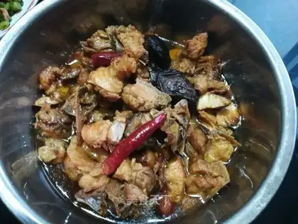 Chicken stew mushrooms