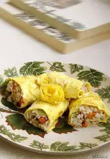 Rice egg roll