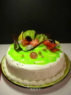 Shallow Sea Green Bay Cake