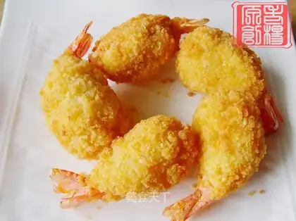 Shrimp balls with sesame heart