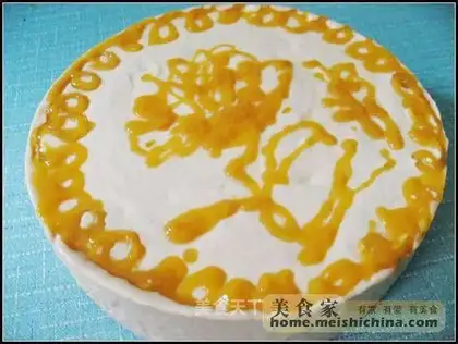 Mango cheese soft cake