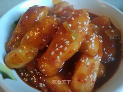 Korean fried rice cake