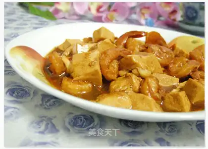 Braised tofu shrimp