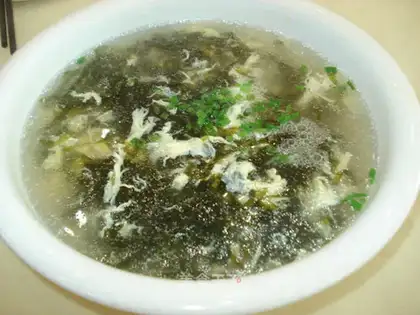 seaweed egg soup