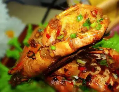 Salt crispy tiger shrimp