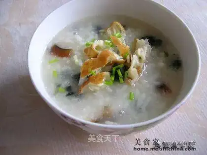 Congee with preserved eggs but no meat