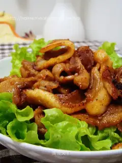 Pan-fried pork belly