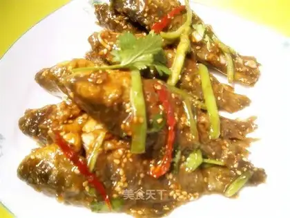 cooked carp with vinegar