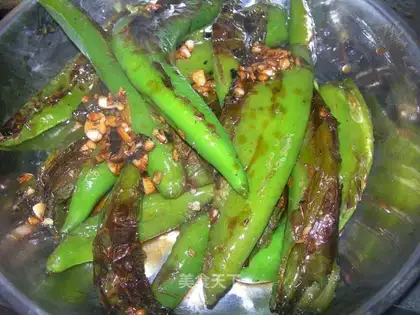 Tiger skin green pepper