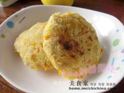 Vegetable bean dregs pancakes