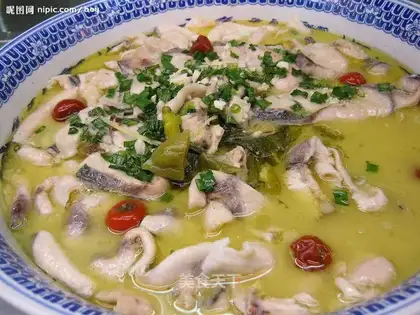 fish with Chinese sauerkraut