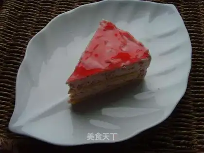 Strawberry cheese mousse cake