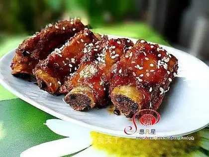 Pressure cooker version of secret grilled ribs