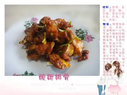 Sweet and sour pork ribs