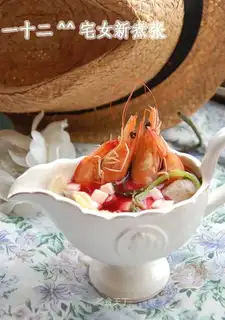 Cuttlefish, shrimp and tofu soup