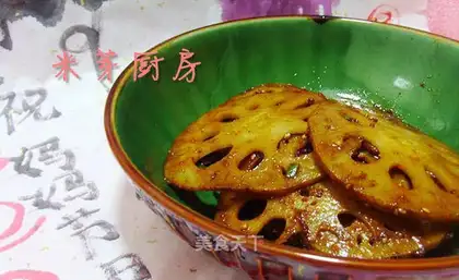 Chili lotus root salad