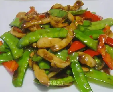stir-fried squid with seasonal vegetables