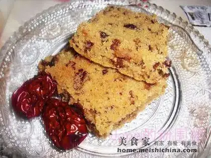 Date paste bean dregs cake