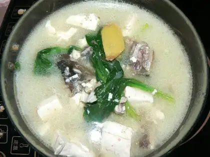 fish head tofu soup
