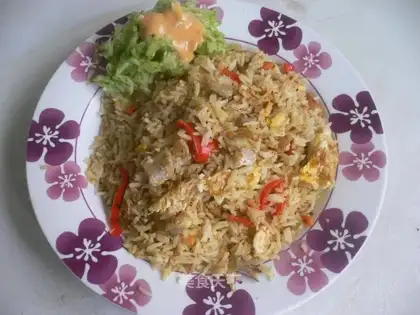 Salted fish fried rice