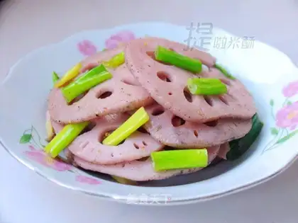 stir-fried lotus root rouge
