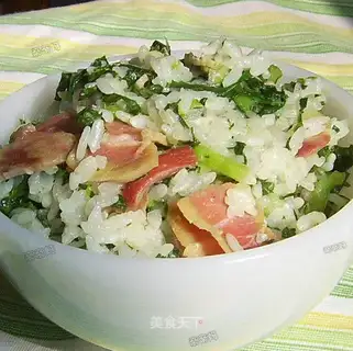 bacon vegetable rice