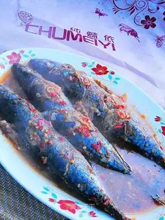 Spicy roasted mackerel and mackerel