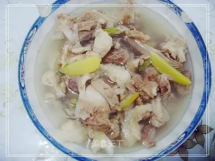 Stewed mutton soup